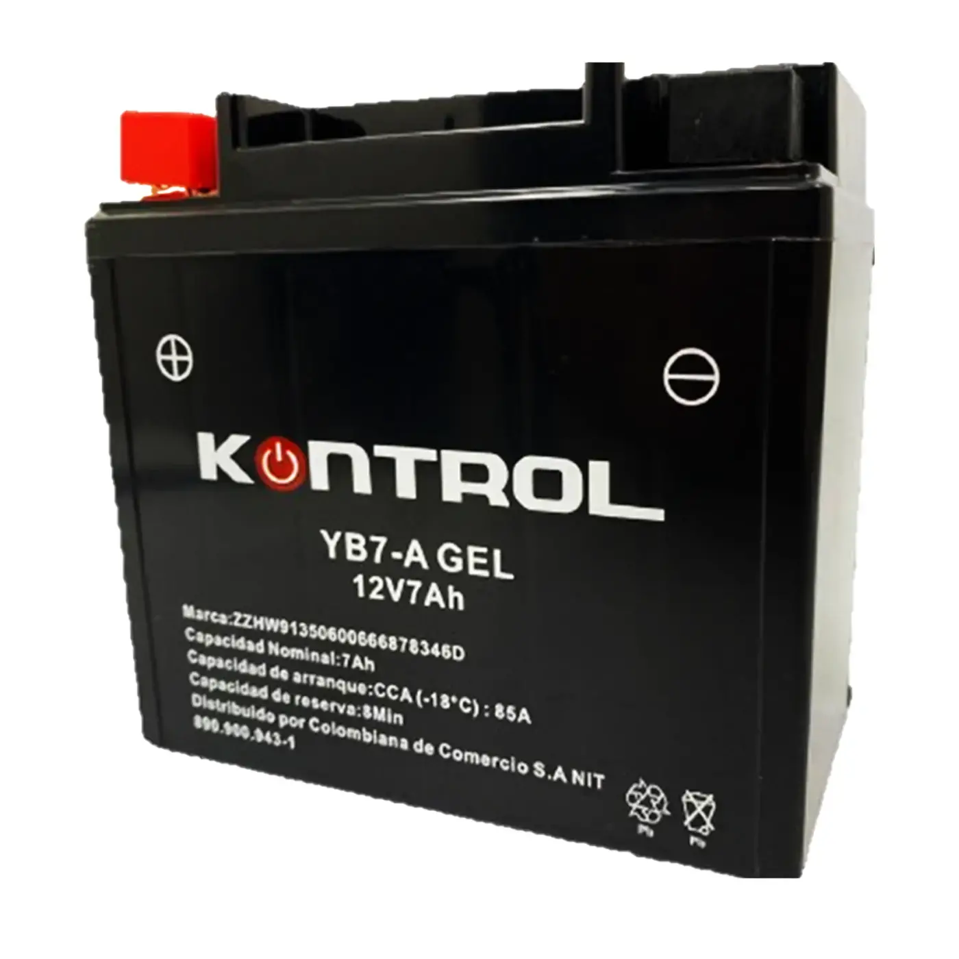 Batería YB7 KONTROL GEL-Activada