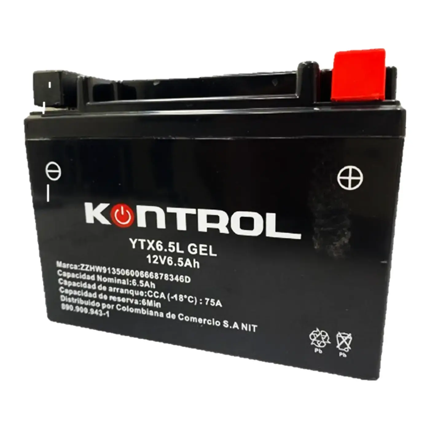 Batería YTX6.5 KONTROL GEL-Activada