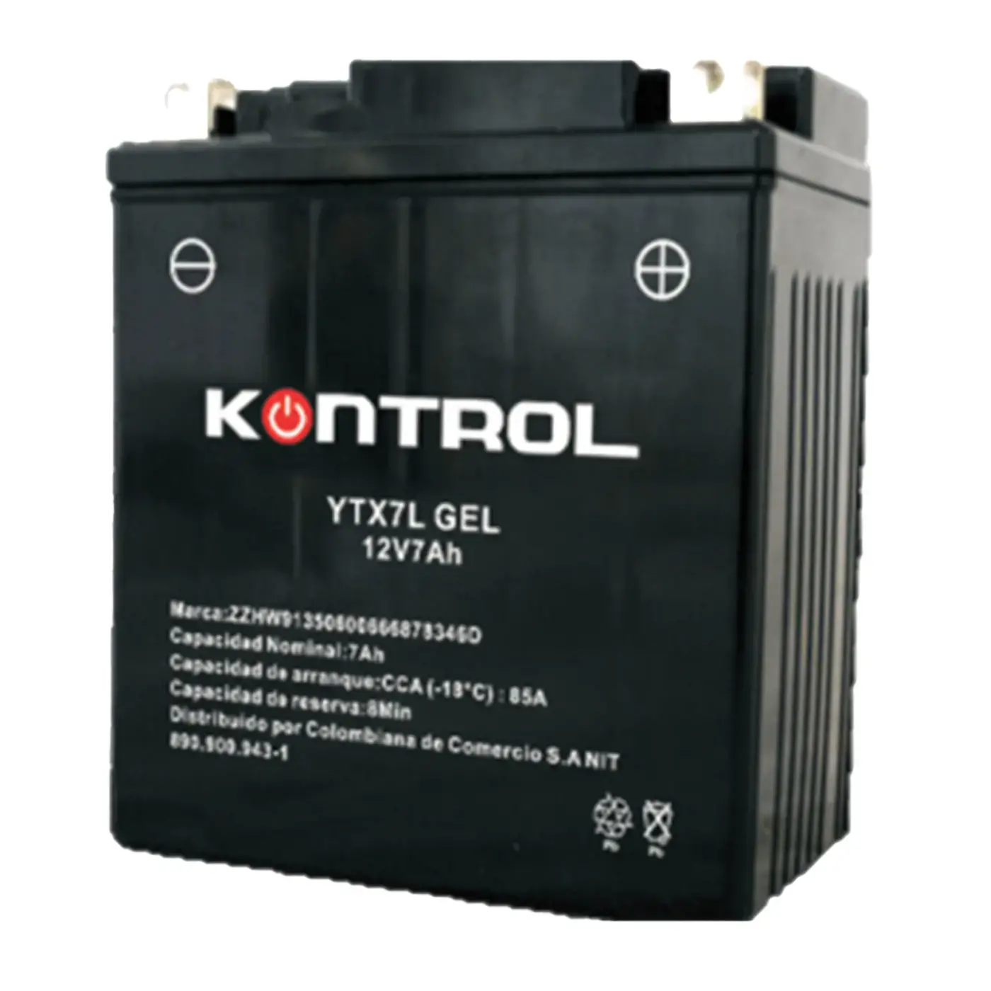 Batería YTX7L KONTROL GEL-Activada