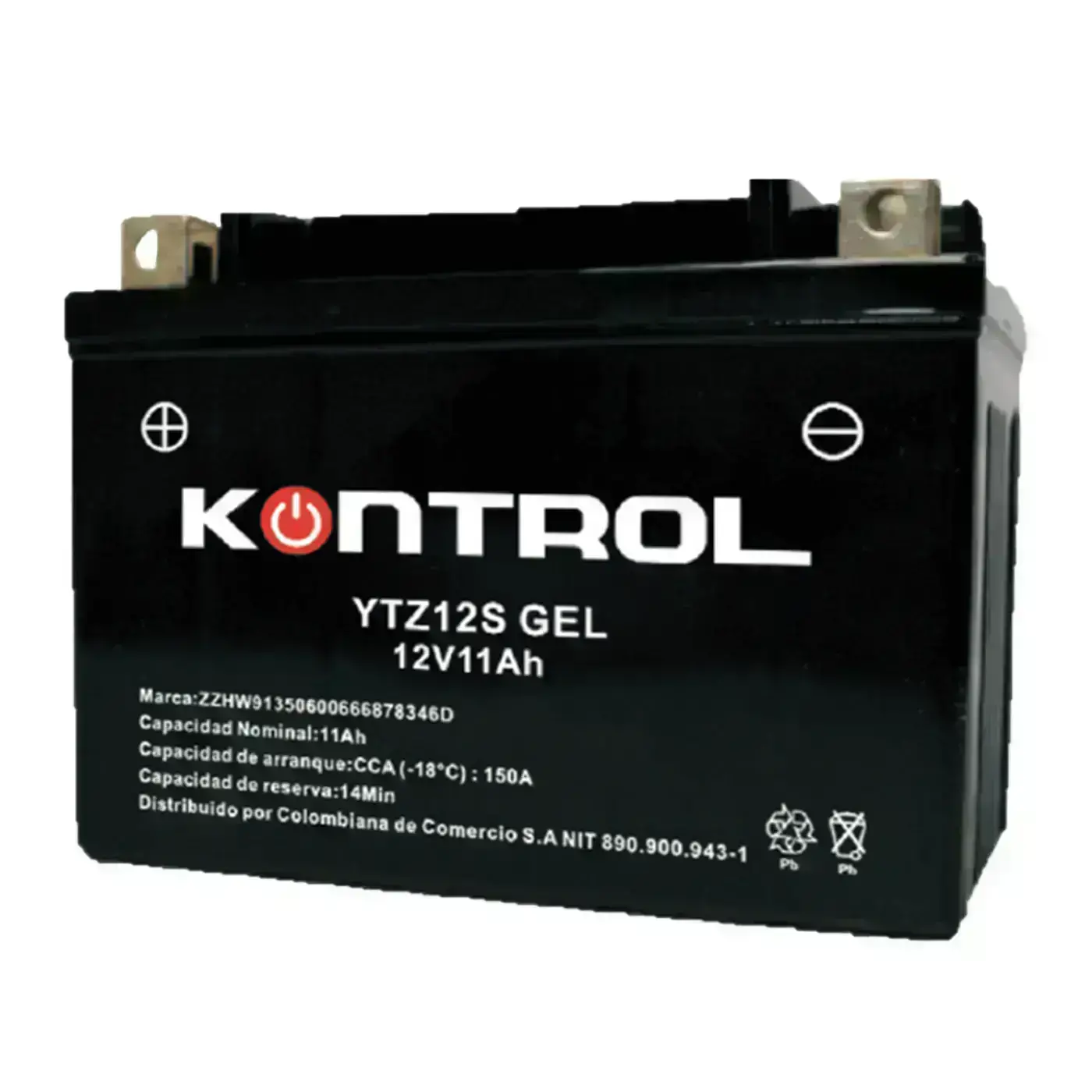 Batería YTZ12S KONTROL GEL-Activada